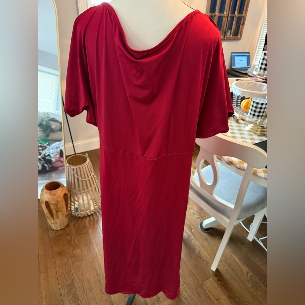 Elegant Red Women's Dress